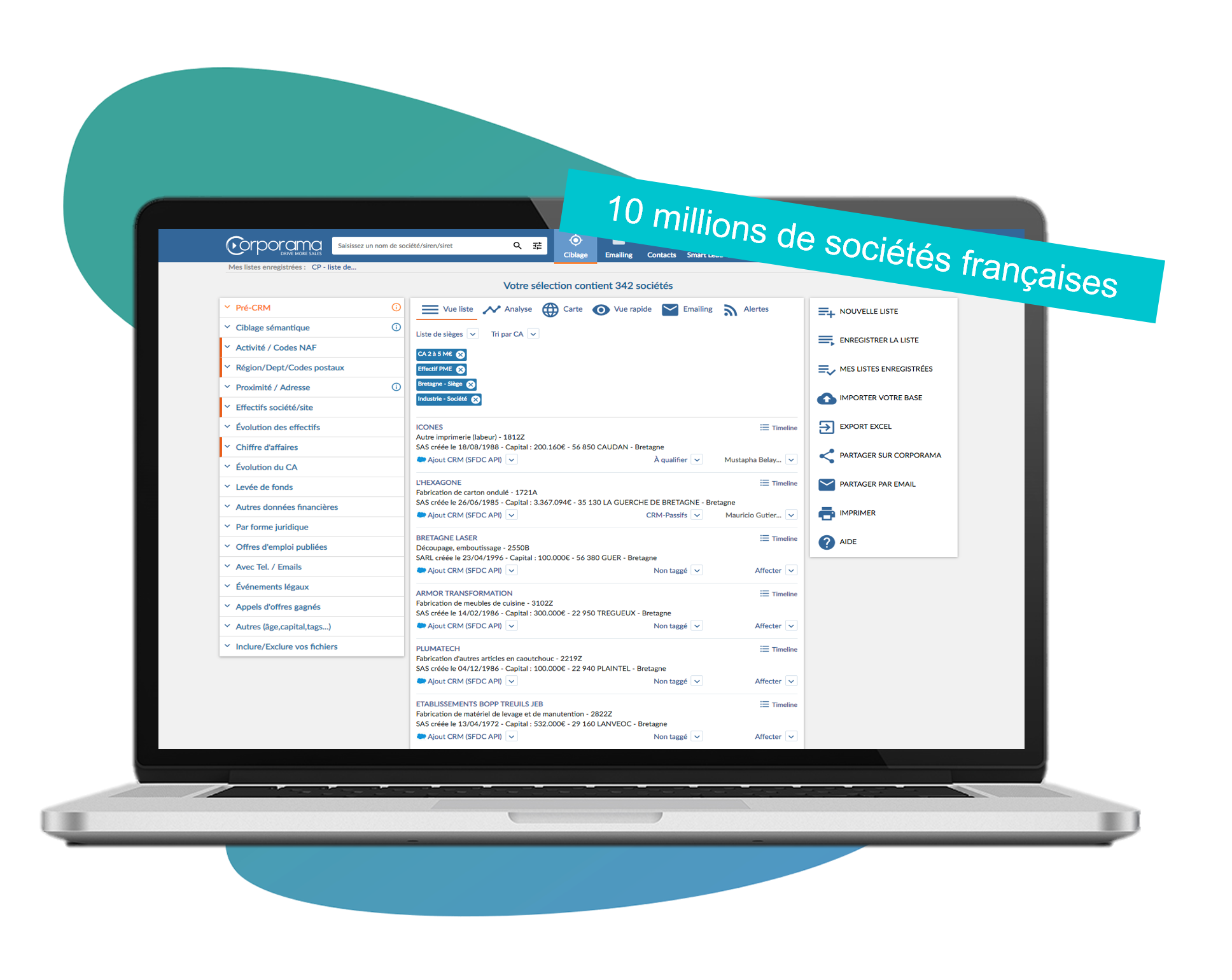 Recevez chaque jour les alertes sur les évènements clés de vos prospects