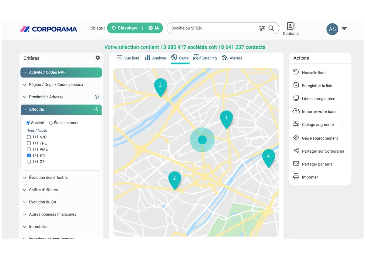 Géolocalisation : Où se trouvent vos prospects ?