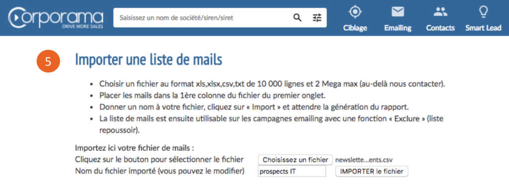 Campagne Emailing : Ecartez vos contacts déjà identifiés