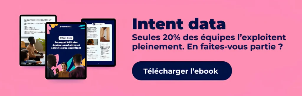 « Bannière e-book Intent data »