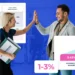 Deux professionnels se félicitent lors d’une présentation, illustrant la réussite d’un pitch commercial efficace.